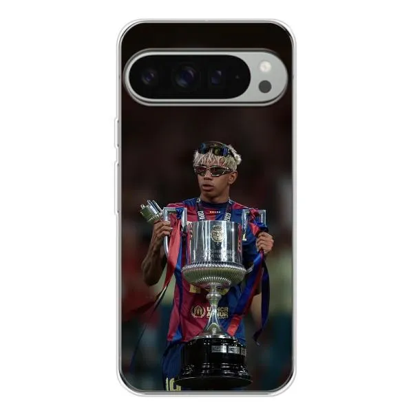 Чохол з принтом «Ямаль з кубком» для Google Pixel 9 Pro XL Чохол з принтом «Ямаль з кубком» для Google Pixel 9 Pro XL