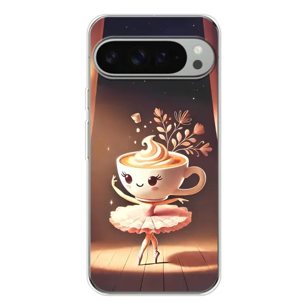 Чохол з принтом «Балерина капучина» для Google Pixel 9 Pro XL
