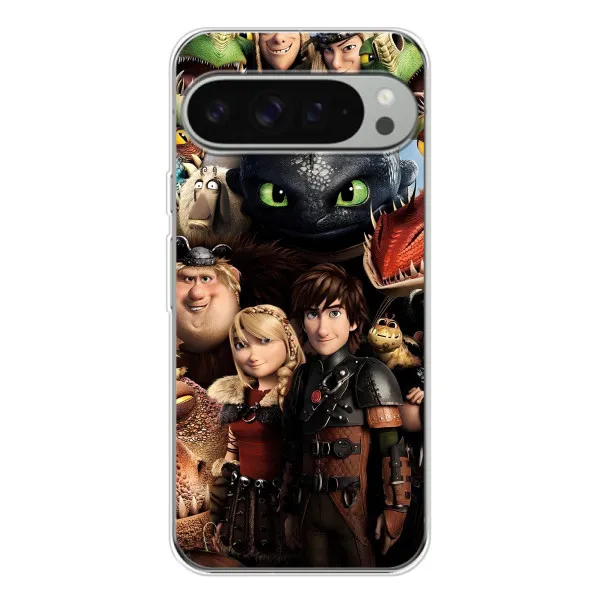 Чехол с принтом «Персонажи дракона» для Google Pixel 9 Pro XL Чехол с принтом «Персонажи дракона» для Google Pixel 9 Pro XL