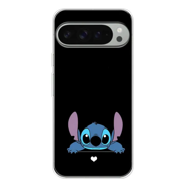 Чехол с принтом «Стич на черном» для Google Pixel 9 Pro XL
