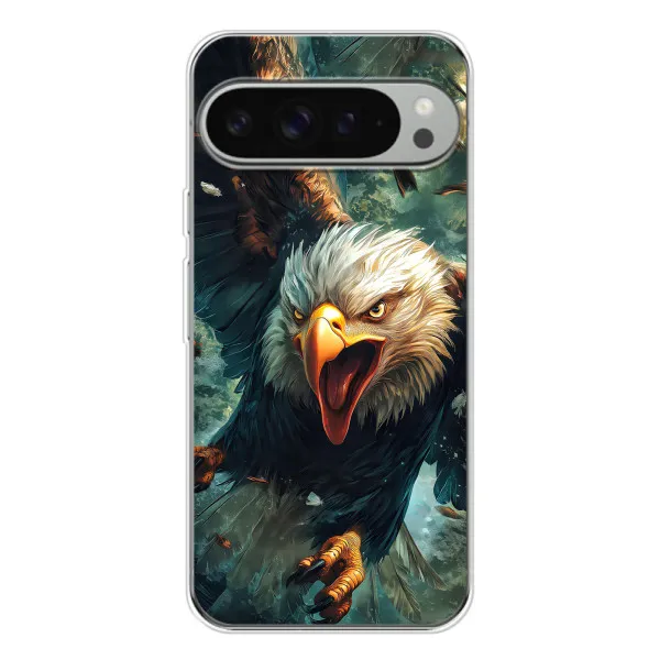 Чехол с принтом «Орел в полете» для Google Pixel 9 Pro XL