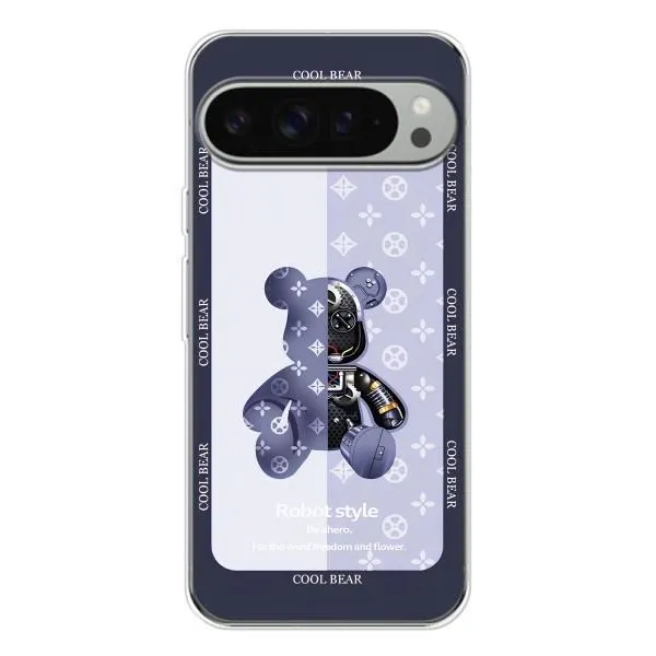 Чехол с принтом «Медвежонок LV» для Google Pixel 9 Pro XL