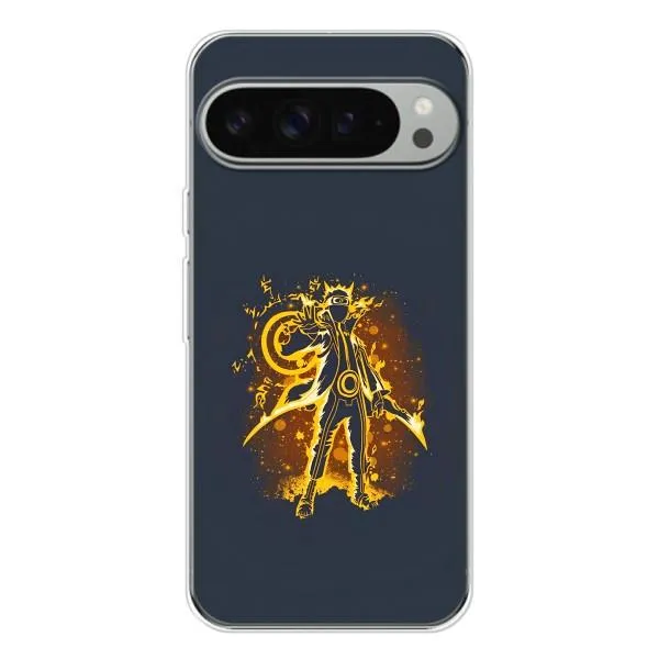 Чехол с принтом «золотой Наруто» для Google Pixel 9 Pro XL Чехол с принтом «золотой Наруто» для Google Pixel 9 Pro XL