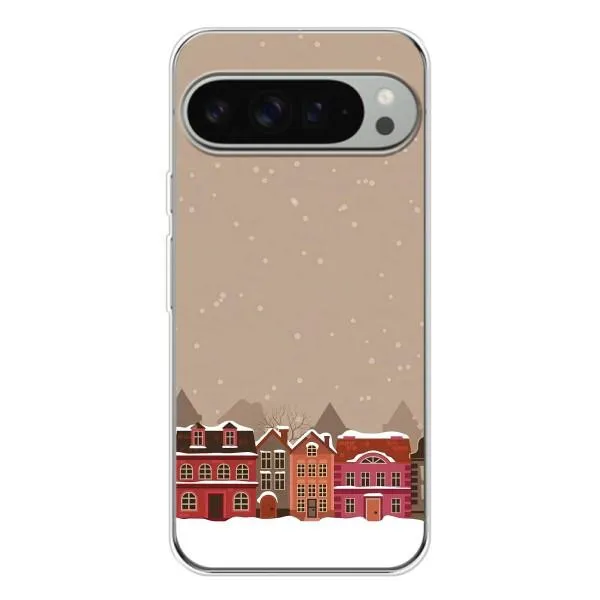 Чохол з принтом «Зимове місто» для Google Pixel 9 Pro XL Чохол з принтом «Зимове місто» для Google Pixel 9 Pro XL