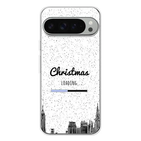 Чехол с принтом «Рождество загружается» для Google Pixel 9 Pro XL