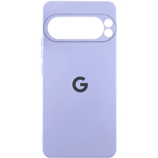 Чехол Silicone Cover Lakshmi Full Camera (AAA) with Logo для Google Pixel 9 Pro — Сиреневый — фото 1