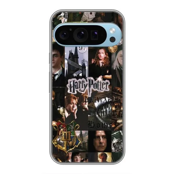 Чехол с принтом «коллаж Гарри Поттер» для Google Pixel 9 Pro