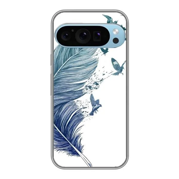 Чехол с принтом «Перышко» для Google Pixel 9 Pro