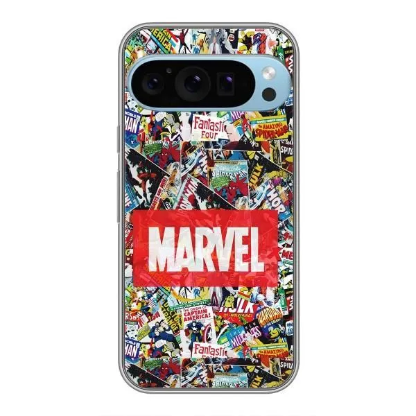 Чехол с принтом «Марвел комиксы» для Google Pixel 9 Pro