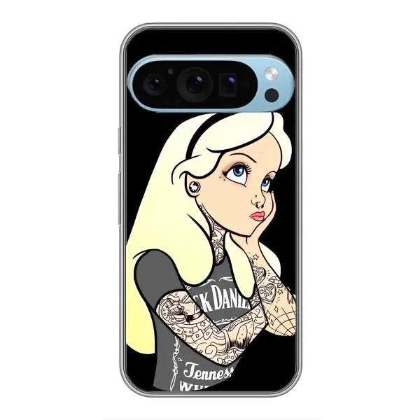 Чохол з принтом «Дівчина в тату» для Google Pixel 9 Pro