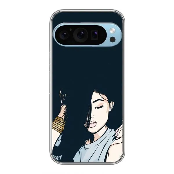 Чохол з принтом «Гарна дівчина» для Google Pixel 9 Pro