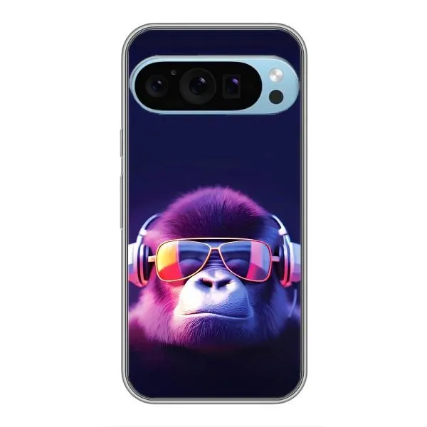 Чохол з принтом «Стильна мавпа» для Google Pixel 9 Pro