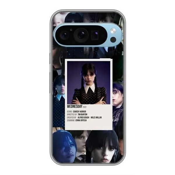 Чохол з принтом «колаж Венздей» для Google Pixel 9 Pro