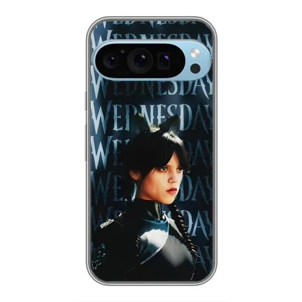 Чохол з принтом «Венздей кішка» для Google Pixel 9 Pro