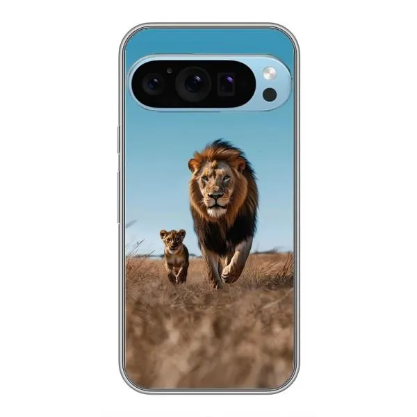 Чохол з принтом «Мусафа та Сімба» для Google Pixel 9 Pro