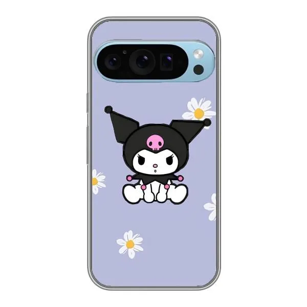 Чохол з принтом «Куромі в квітах» для Google Pixel 9 Pro