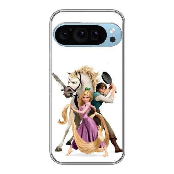 Чохол з принтом «Рапунцель та друзі» для Google Pixel 9 Pro