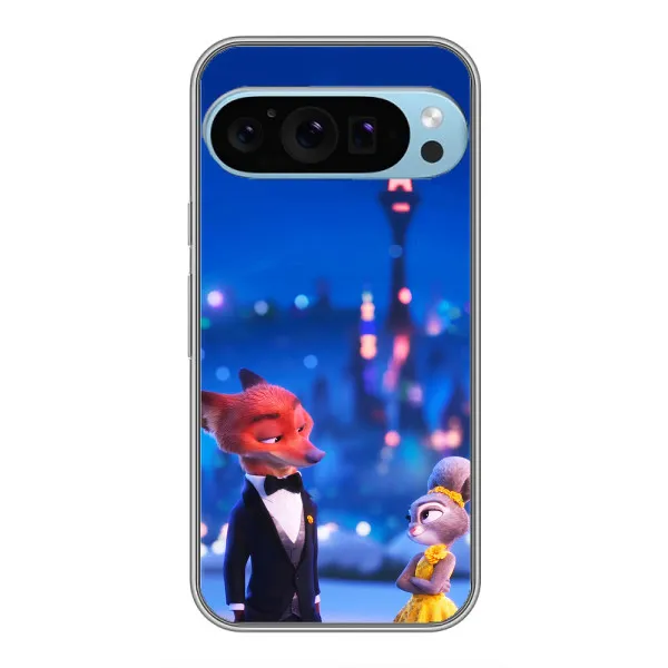 Чохол з принтом «Романтичний вечір Зоотрополіс» для Google Pixel 9 Pro