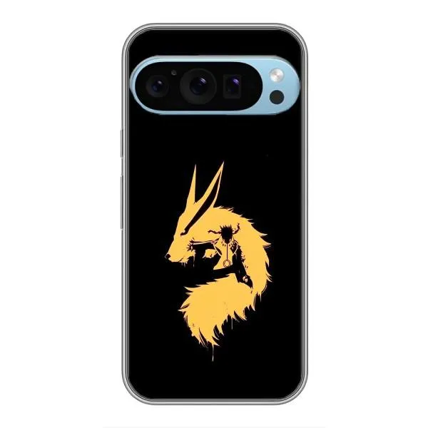 Чехол с принтом «силуэт Курама Наруто» для Google Pixel 9 Pro