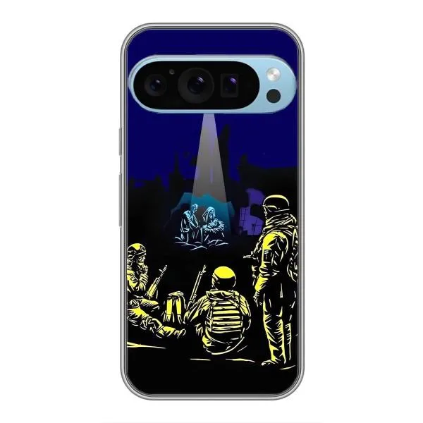 Чехол с принтом «Рождество в Украине» для Google Pixel 9 Pro