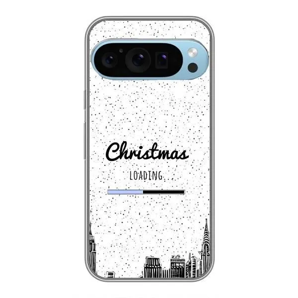 Чехол с принтом «Рождество загружается» для Google Pixel 9 Pro