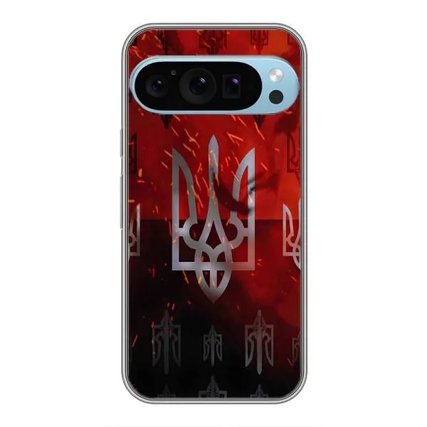 Чехол с принтом «ГЕРБ УПА» для Google Pixel 9 Pro