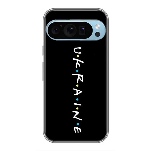Чехол с принтом «UKRAINE» для Google Pixel 9 Pro