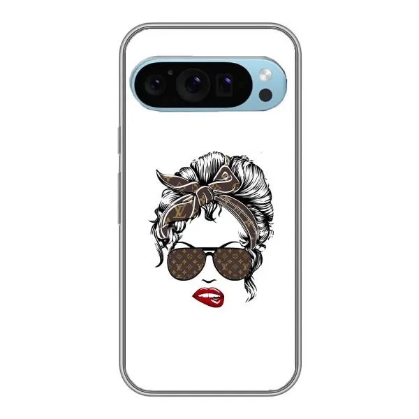 Чохол з принтом «стильна з луі вітон» для Google Pixel 9