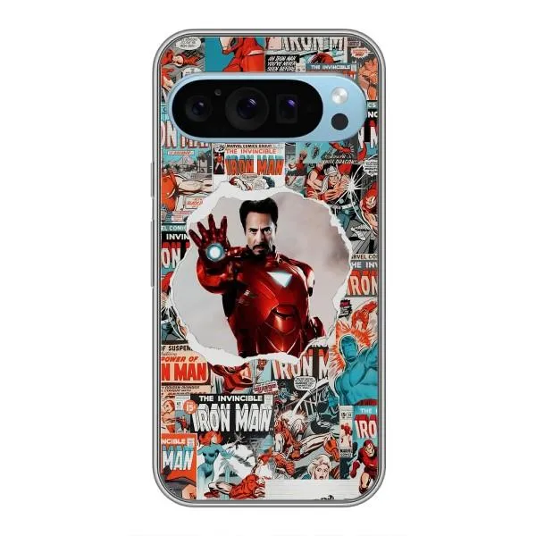 Чехол с принтом «Айронмен» для Google Pixel 9