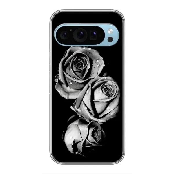 Чехол с принтом «Черная роза» для Google Pixel 9