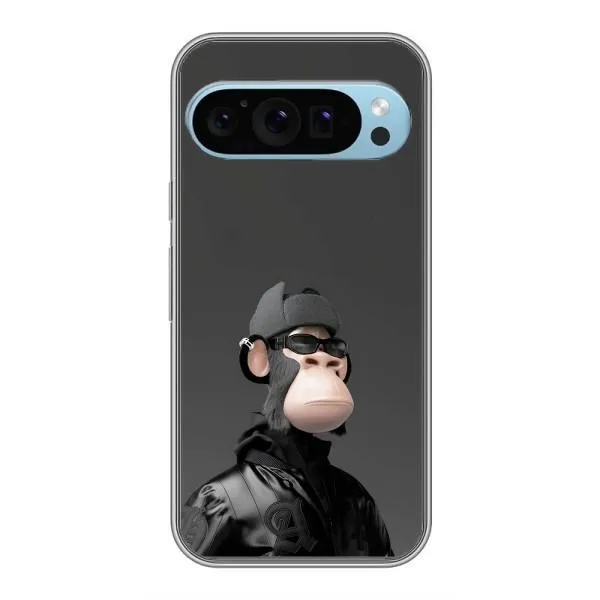 Чохол з принтом «стильна мавпа NFT» для Google Pixel 9