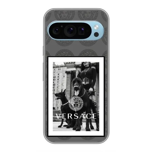 Чехол с принтом «Версаче» для Google Pixel 9