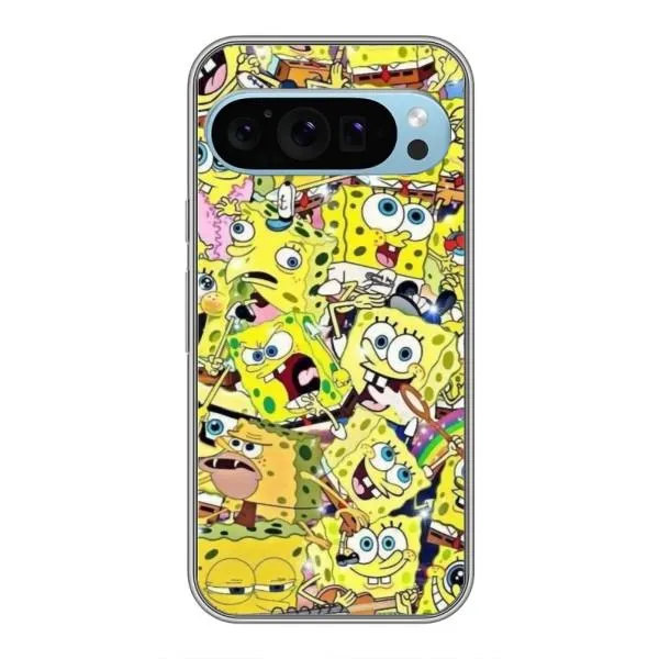 Чехол с принтом «Эмоции Спанч Боба» для Google Pixel 9