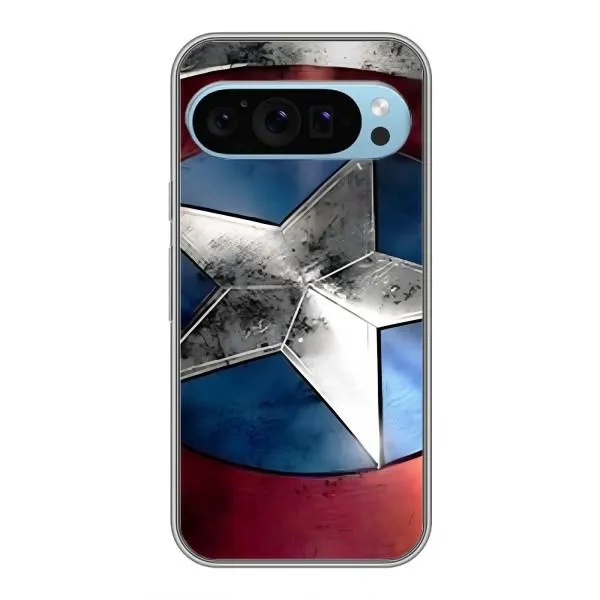 Чехол с принтом «Щит Капитана Америки» для Google Pixel 9