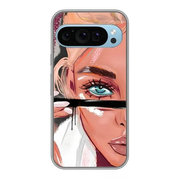 Чохол з принтом «Макіяж» для Google Pixel 9 Чохол з принтом «Макіяж» для Google Pixel 9