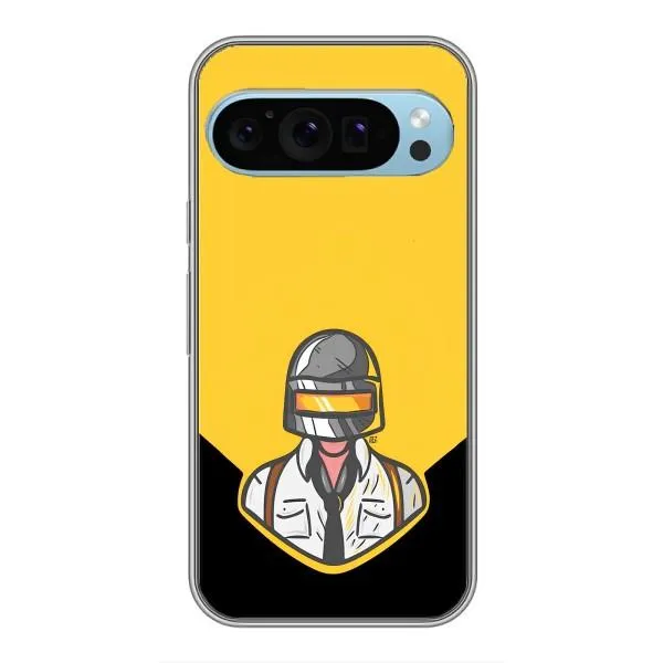 Чехол с принтом «Пабг в шлеме» для Google Pixel 9 Чехол с принтом «Пабг в шлеме» для Google Pixel 9