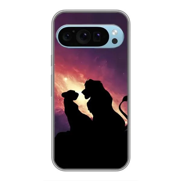 Чохол з принтом «Силует Сімба і Налу» для Google Pixel 9