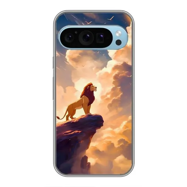 Чохол з принтом «Сімба на скелі» для Google Pixel 9