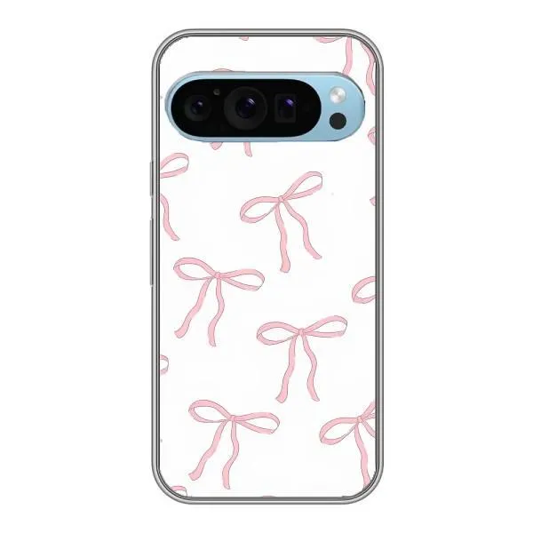 Чохол з принтом «Рожеві бантики» для Google Pixel 9