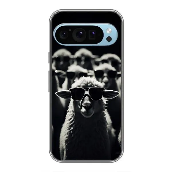Чохол з принтом «Овечка в окулярах» для Google Pixel 9