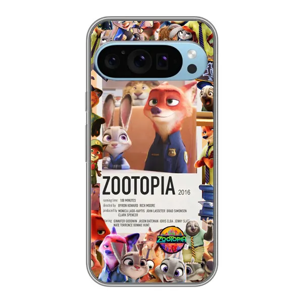 Чохол з принтом «Постер Зоотрополіс» для Google Pixel 9