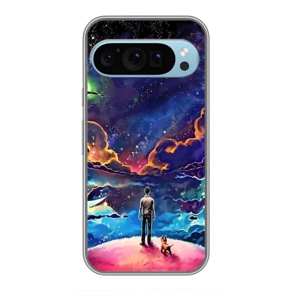 Чехол с принтом «Галактический вид» для Google Pixel 9