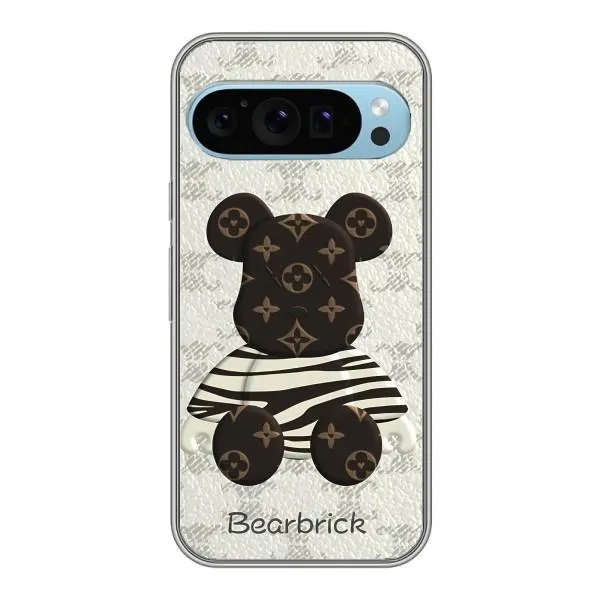 Чохол з принтом «Ведмідь LV» для Google Pixel 9