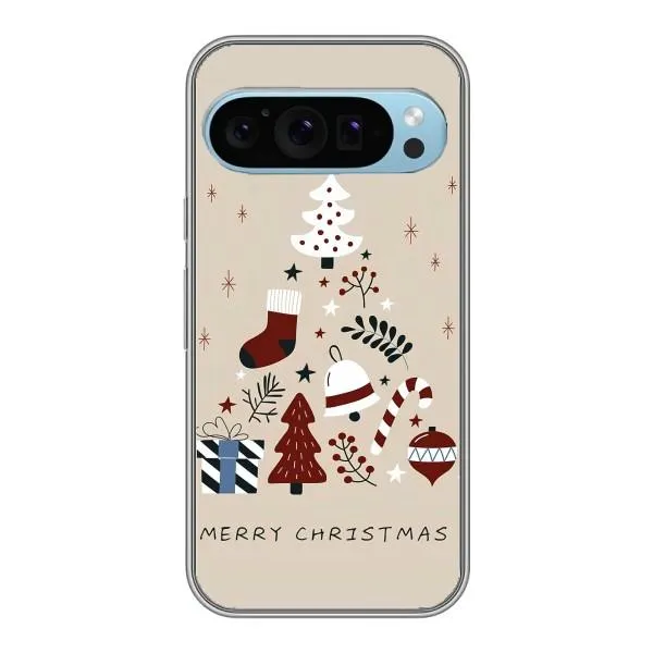 Чохол з принтом «Merry Christmas» для Google Pixel 9