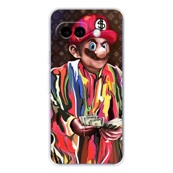 Чехол с принтом «Mario LV» для Google Pixel 9A
