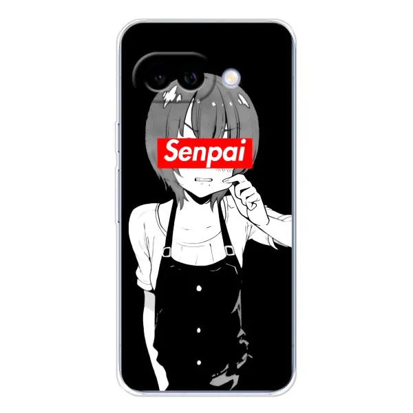 Чехол с принтом «Senpai» для Google Pixel 9A