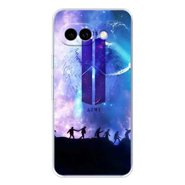 Чехол с принтом «Army BTS» для Google Pixel 9A
