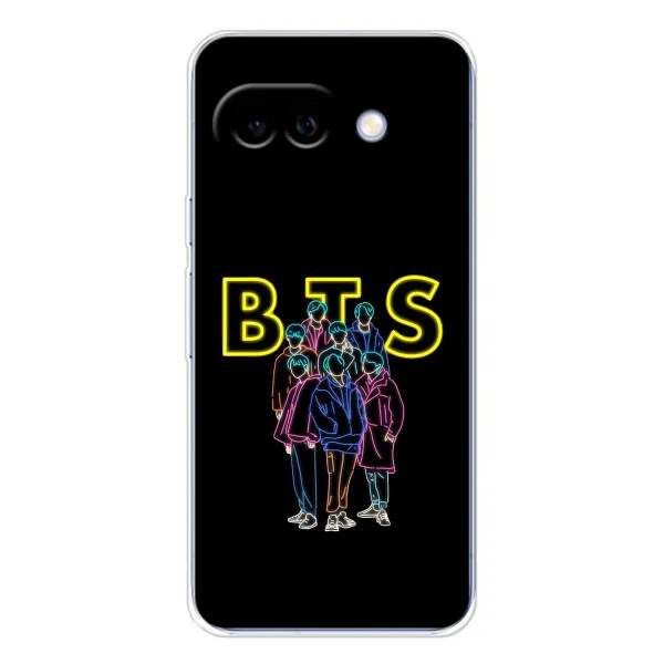 Чехол с принтом «BTS стайл» для Google Pixel 9A