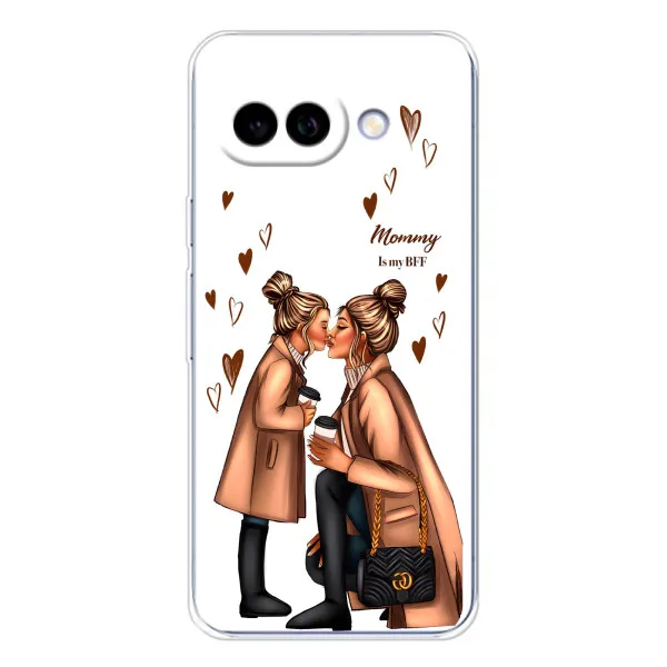 Чехол с принтом «Дочка и мама» для Google Pixel 9A Чехол с принтом «Дочка и мама» для Google Pixel 9A