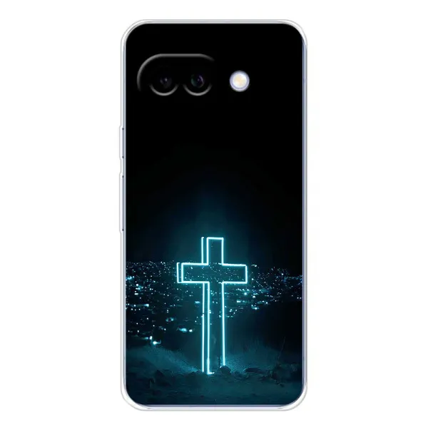 Чехол с принтом «Крест и город» для Google Pixel 9A